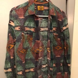 Aztec Design Flannel